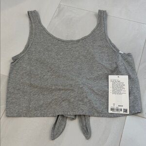 NEW Lululemon It’s A Tie Gray Crop Top